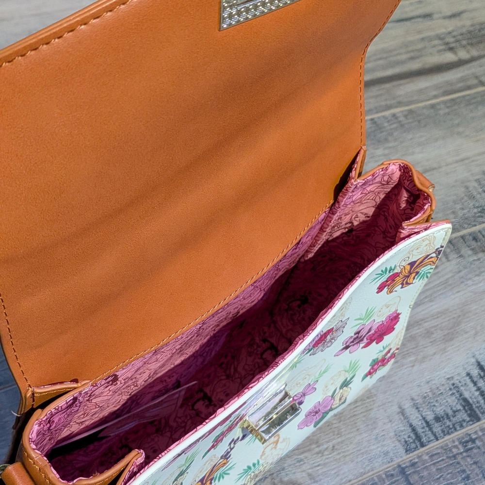 Disney Princess Floral Crossbody Loungefly - Picture 4 of 7